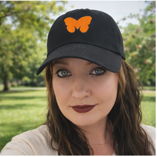 Monarch Flyway Classic Cotton Ball Cap- Black