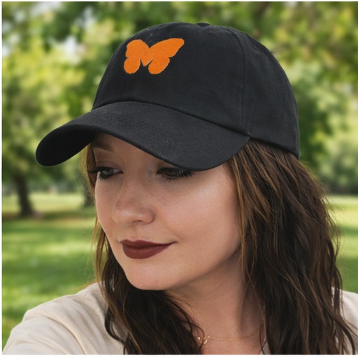 Monarch Flyway Classic Cotton Ball Cap- Black