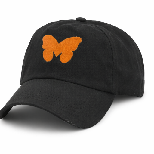 Monarch Flyway Classic Cotton Ball Cap- Black